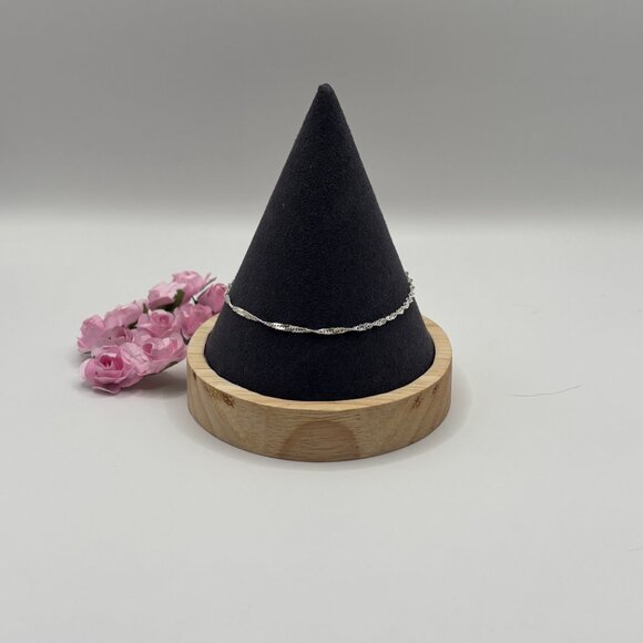 925 Silver Rope Chain Bracelet - Picture 2 of 7